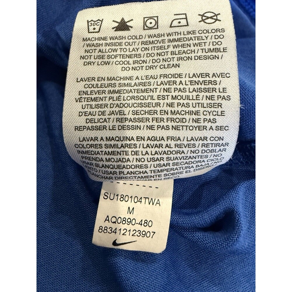 Nike Women’s Blue Athletic Air Force Academy Tank Top Size Medium - Picture 8 of 8